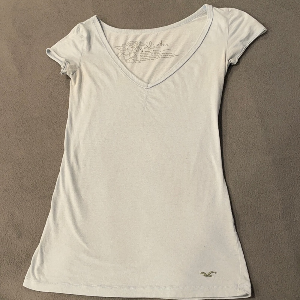 Light Blue Hollister T-shirt